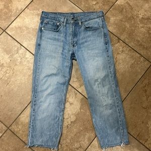 Levi’s 514 - 32 x 24 Cropped (altered) Jeans 💙